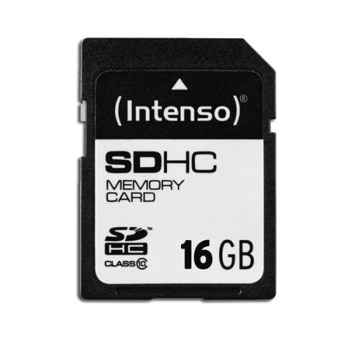 SDHC Card, Class 10, 16.0 GByte Intenso