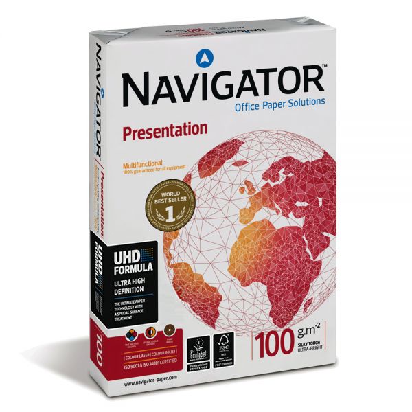 Multifunktionspapier NAVIGATOR Presentation, 500 Blatt, 100g/qm