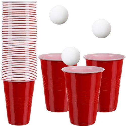 Bier-Pong Spiel - Party-Becher Set