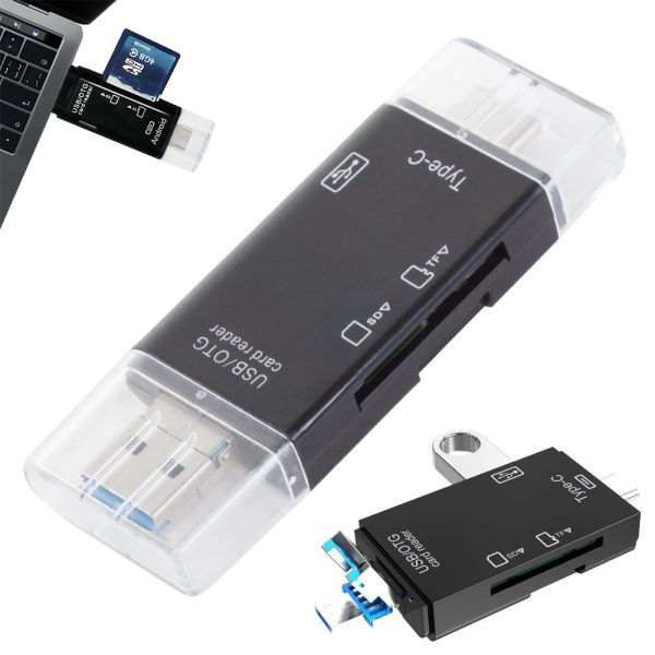 USB 3.0 + USB-C High-Speed Kartenleser/Cardreader
