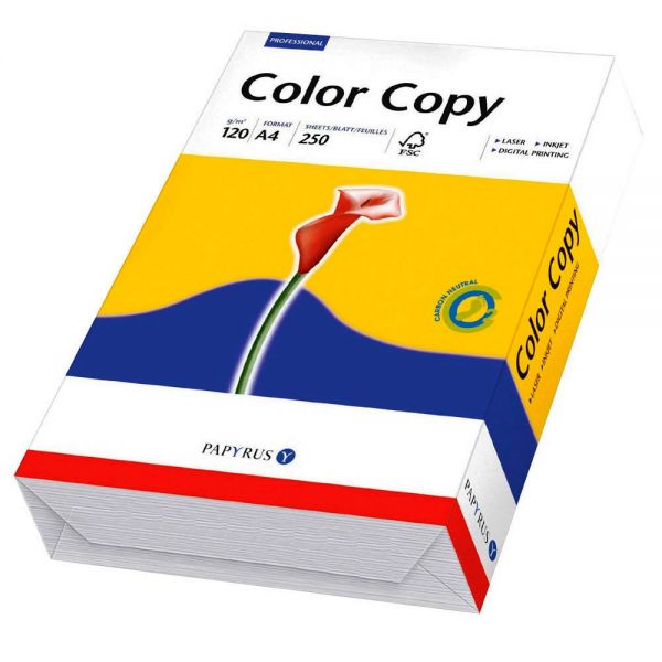 A4-Papier für Farblaserdrucker 120g/m² 250 Blatt