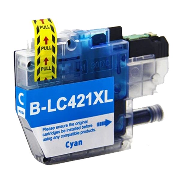 Druckerpatrone XL cyan mit Chip für Brother, Typ BK421XLC