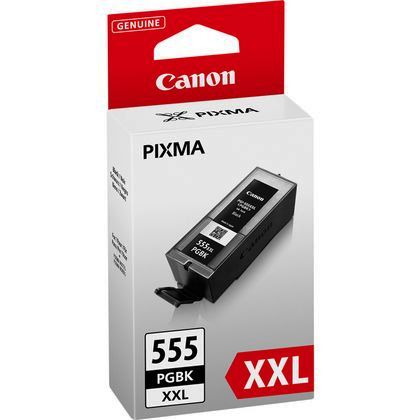 Original Canon Tintenpatrone Black Nr. 555XXL, PGI-555PGBK XXL