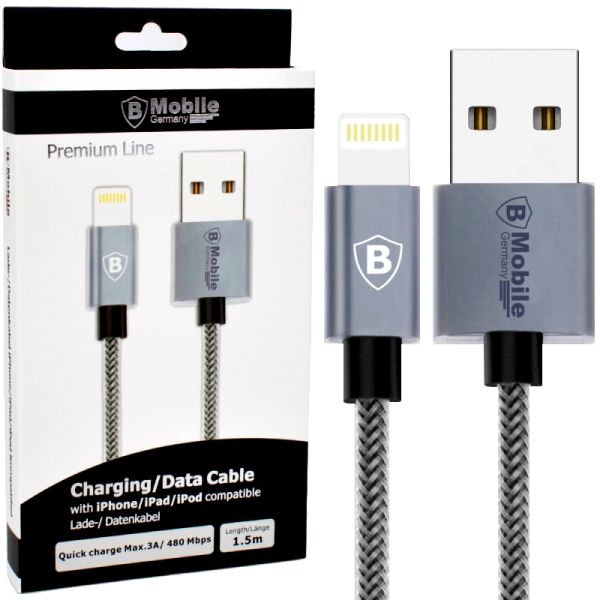 USB -> Lightning Lade-/Datenkabel 1.5m PREMIUM LINE