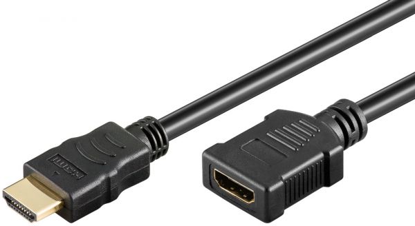 HDMI-Verlängerungs-Kabel 2.00m, mit Ethernet